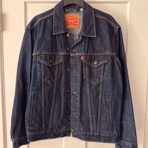 Levi's Men's Dark Blue Denim Jacket